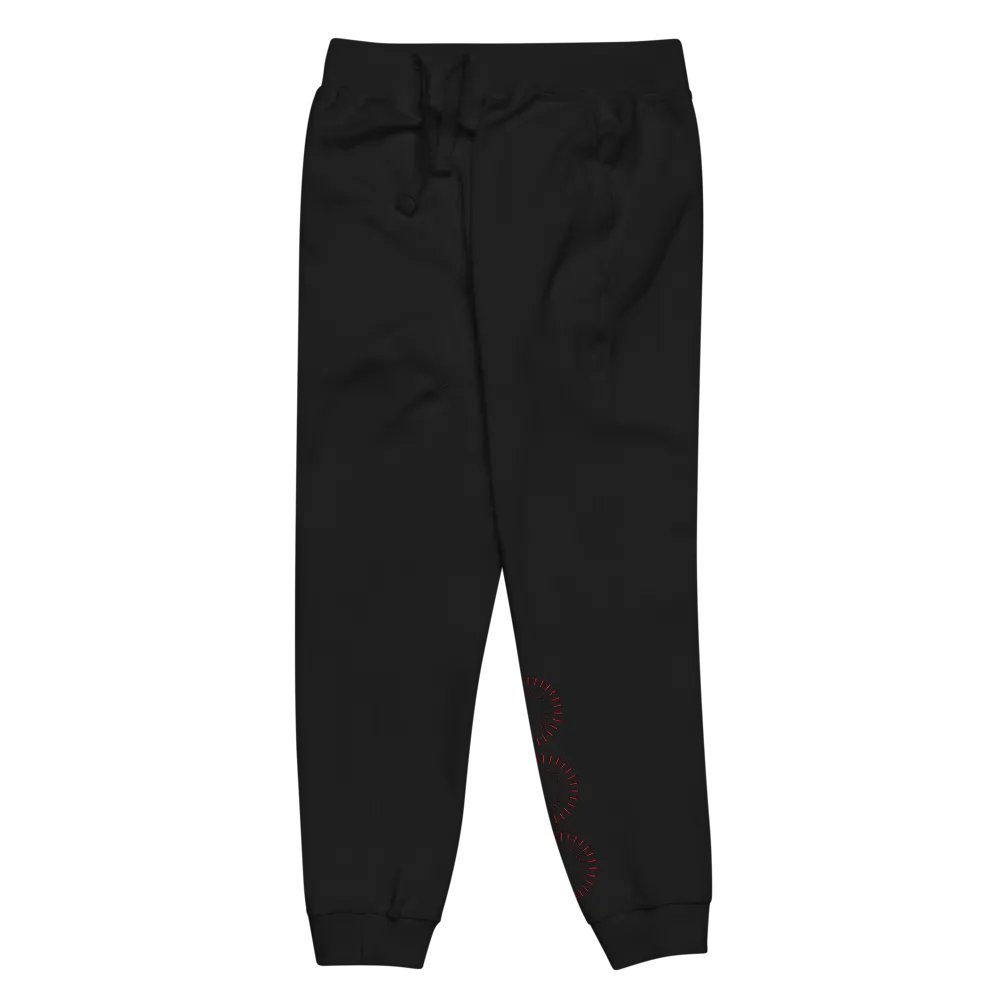 Red Circle Unisex Fleece Joggers product image (7)