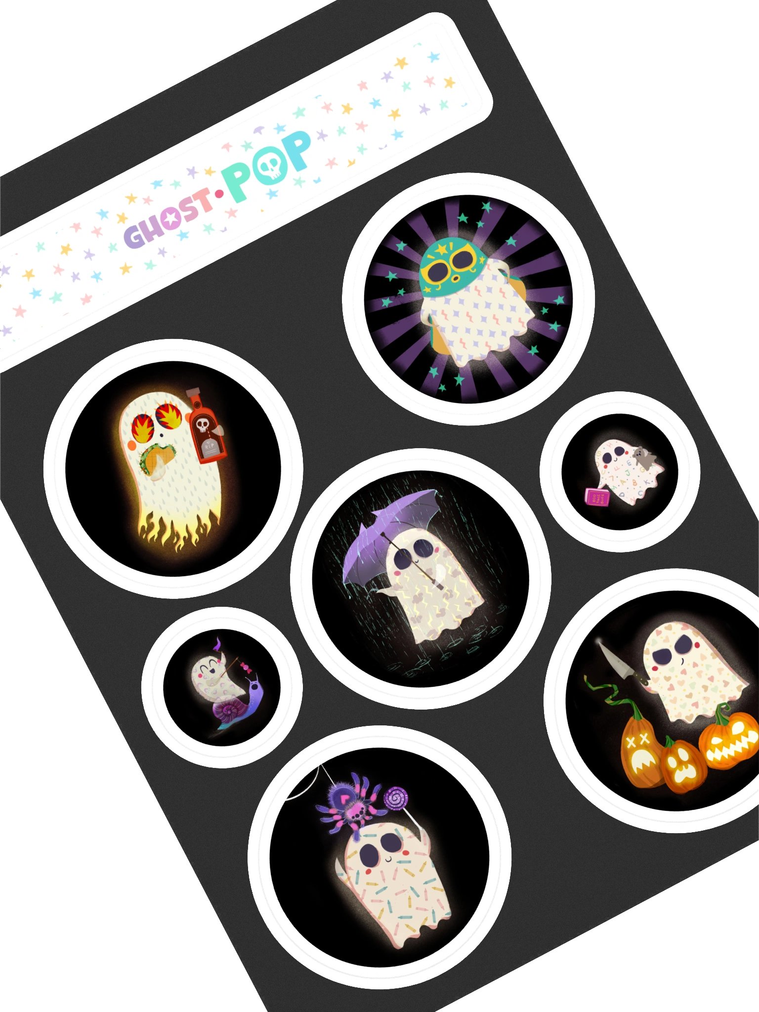 Ghost Pop Sticker Sheet #2 product image (1)