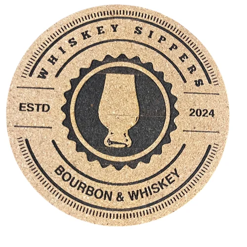 Whiskey Sippers Cork Coasters - Set of 4 product image (1)