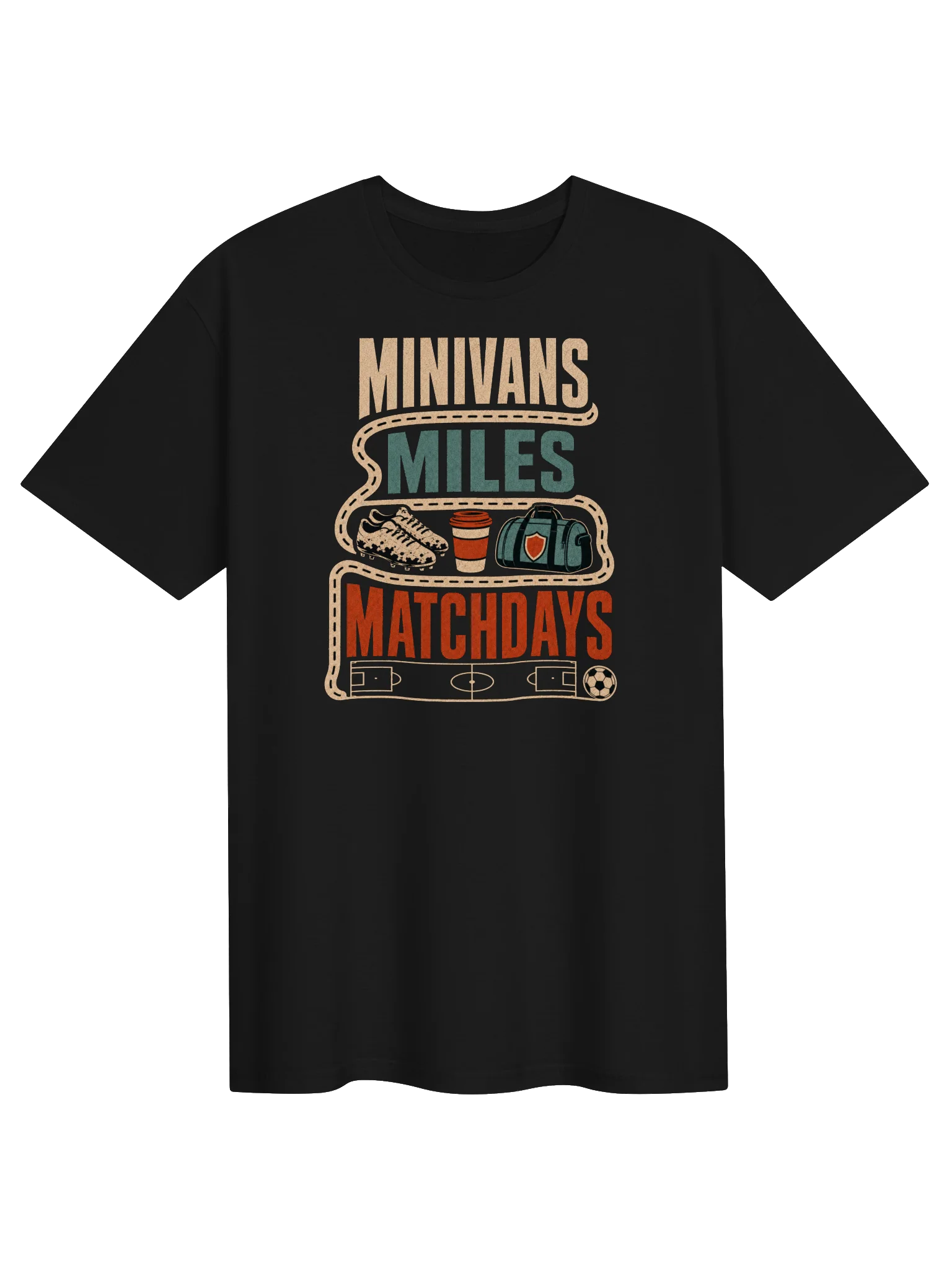 Minivans Miles Matchdays Soccer Tee product image (1)