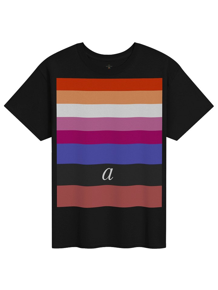Lesbian Ambiamorous Flag Graphic Tee product image (1)