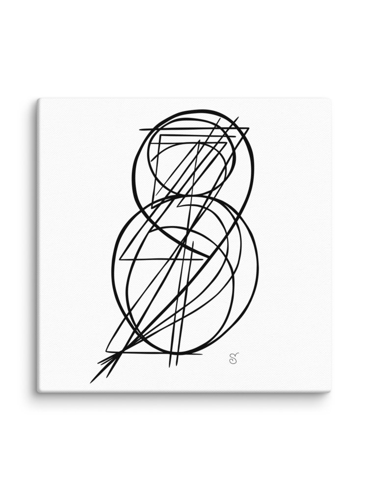 Intricate Abstract Canvas Art - Abstract Image No. 10 product image (72)