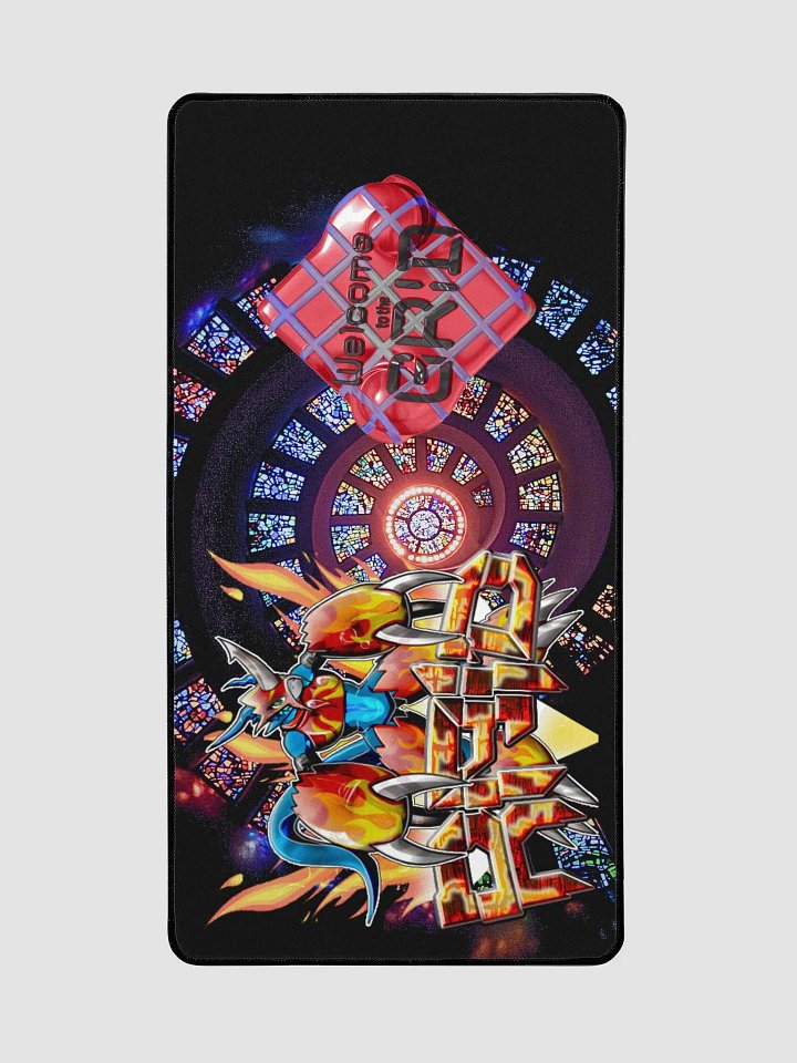 Flamedra Raid Grid Desk Mat 15.5