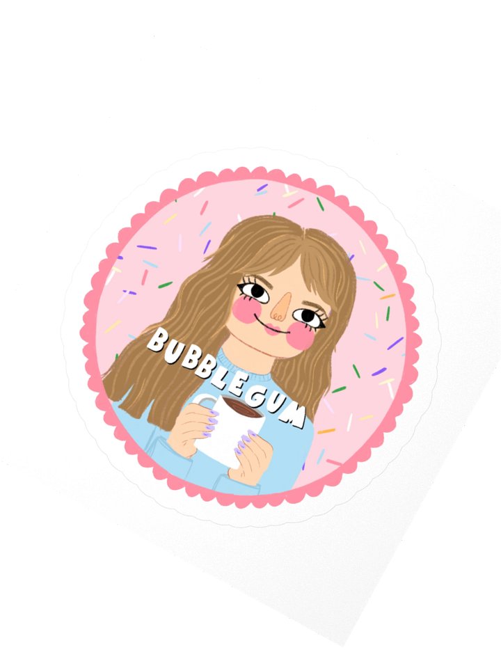 Bubblegum Coffee Sticker product image (4)