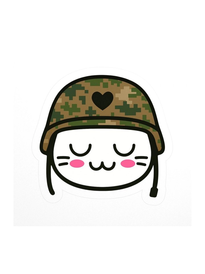 UWU Tactical Cat Sticker product image (1)