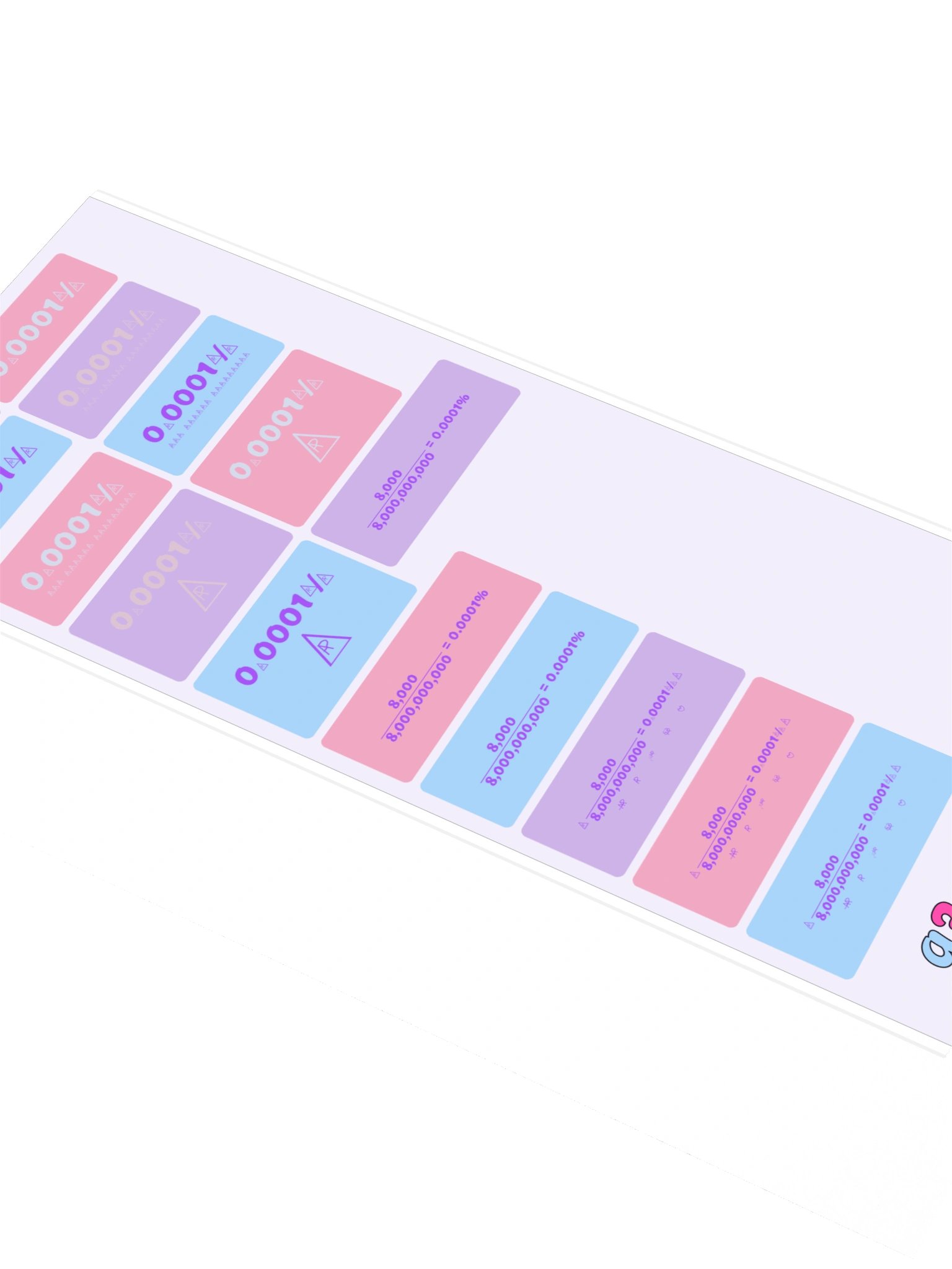 Mega Sticker Pack Vol 3 — Numbers & Equations · Block Sheet product image (2)