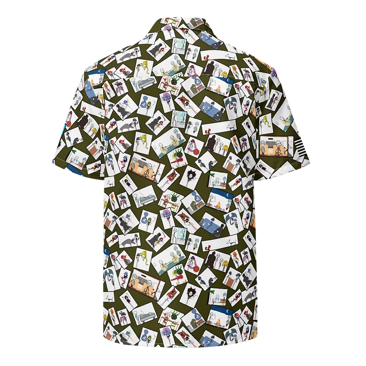 Sticks & Demons Hawaiian Shirt Grn product image (2)