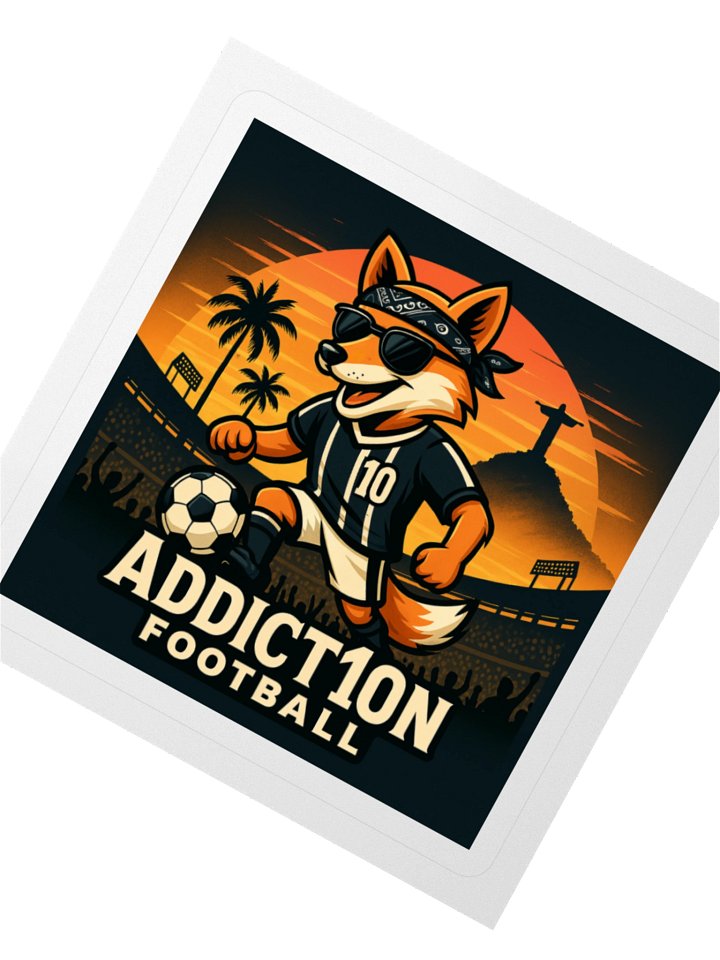 Addiction Football Logo Sticker product image (4)