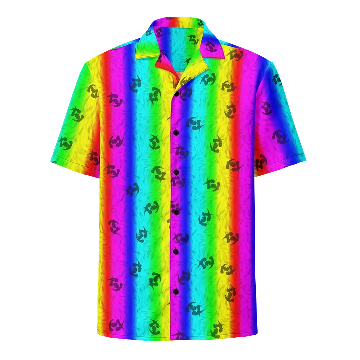 Brown Bear Rainbow Fur Hawaiian Shirt product image (1)