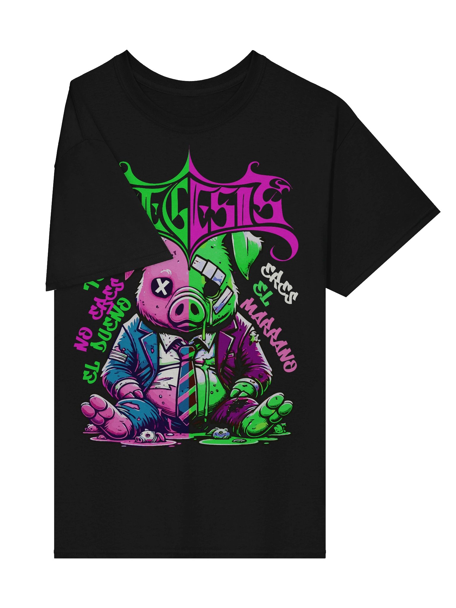 Split Personality Pig Graphic Tee product image (4)