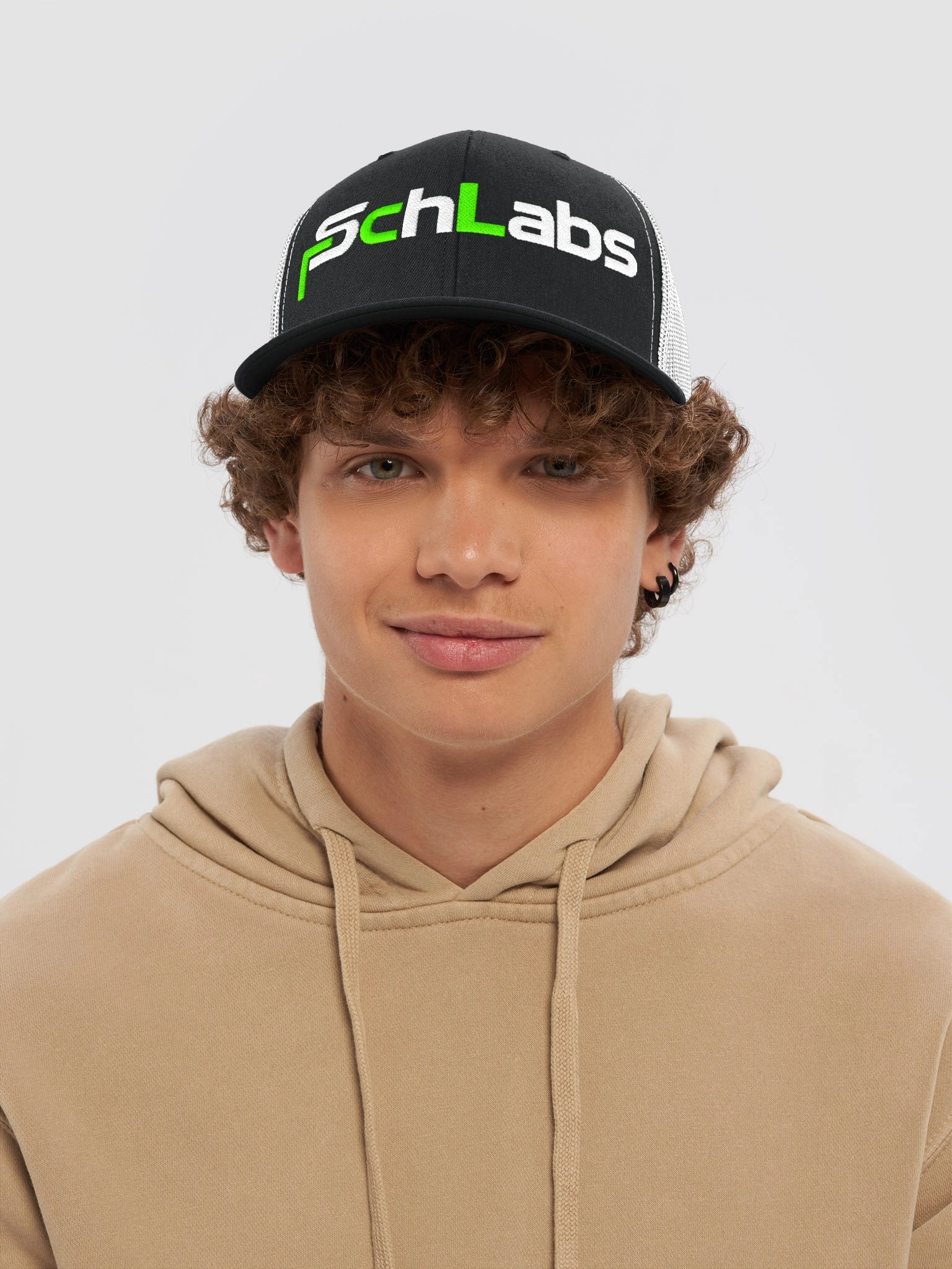 SchLabs Signature Trucker — Green & White product image (5)
