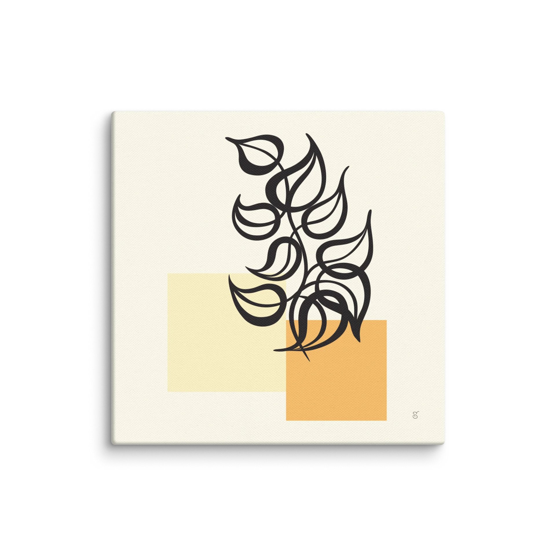 Organic Lines Canvas Print - Abstract Image No. 2 product image (1)