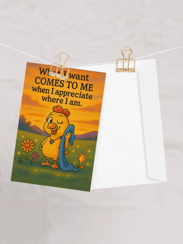 Abrahen Chicks - What I Want - Card product image (1)