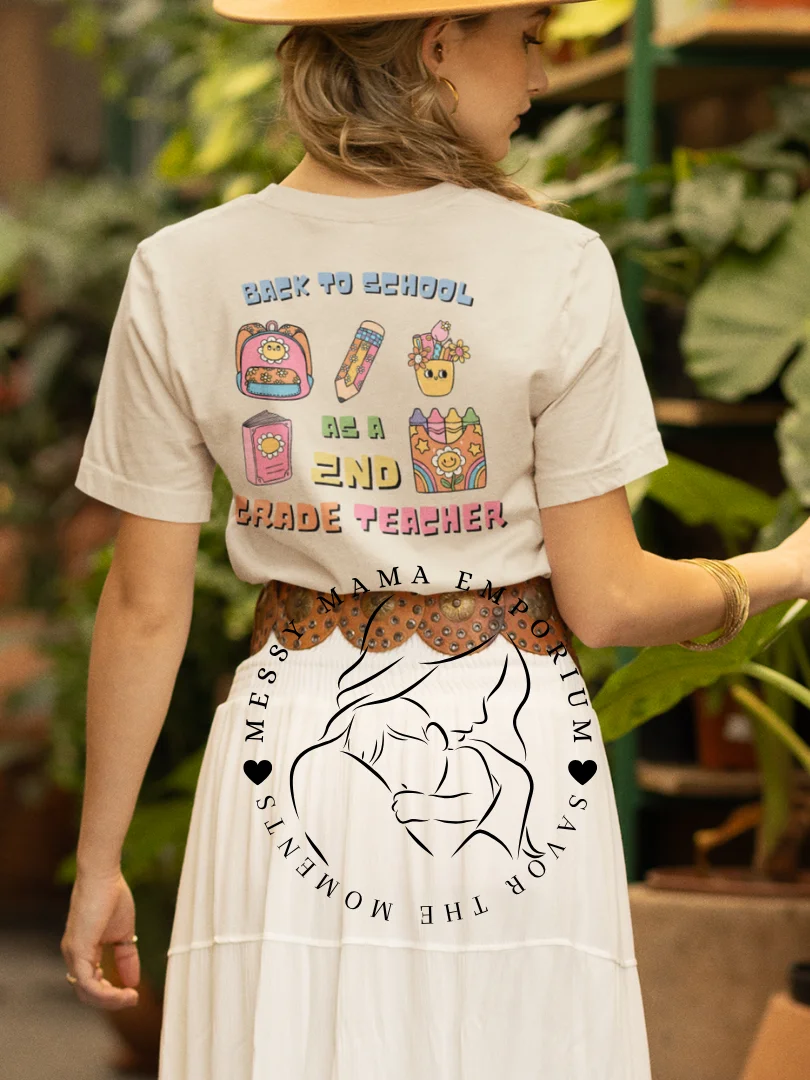 Groovy Back-to-School Teacher Shirt – Custom Grade or Subject product image (3)