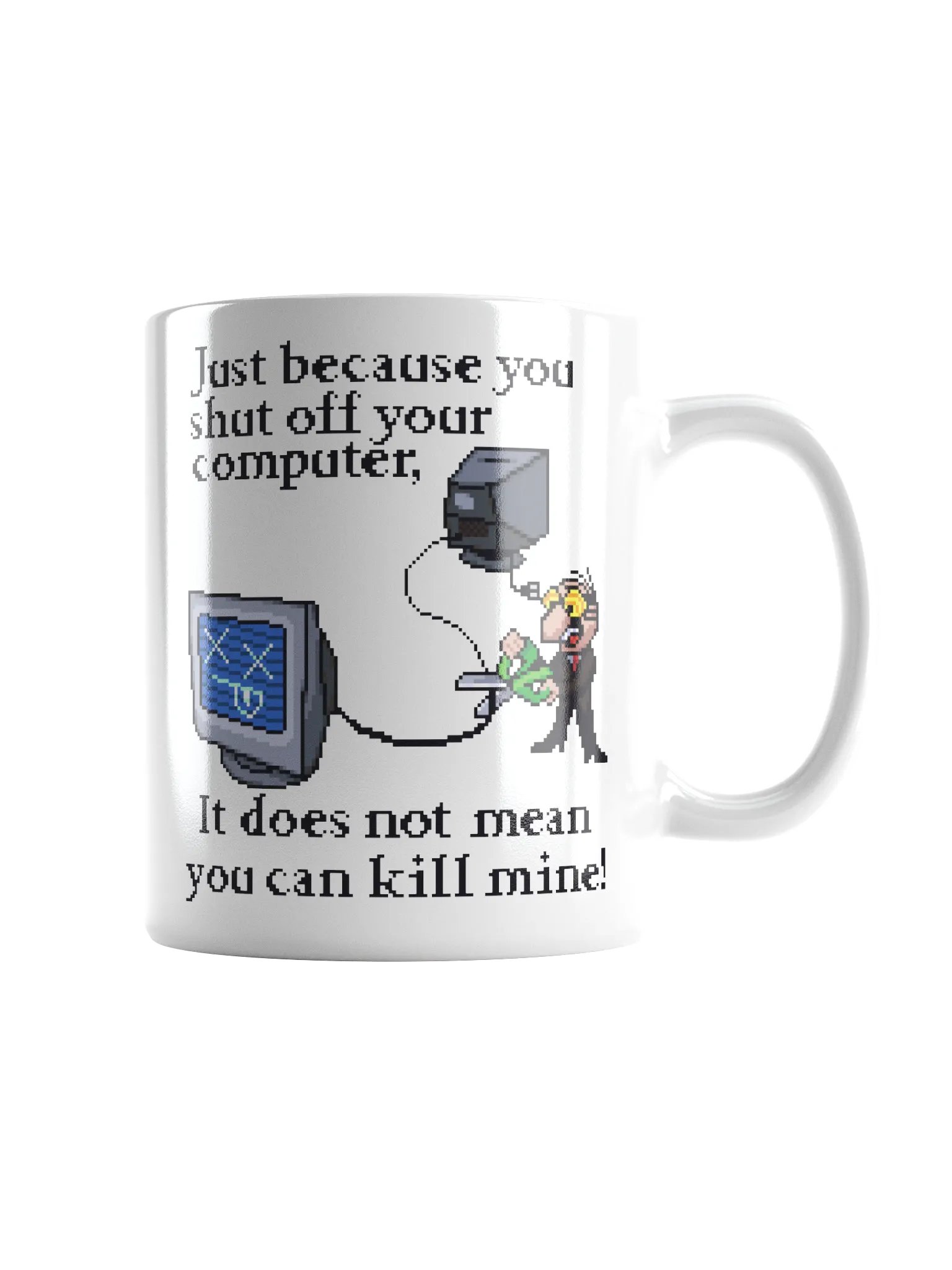 Computer Protest Mug product image (2)