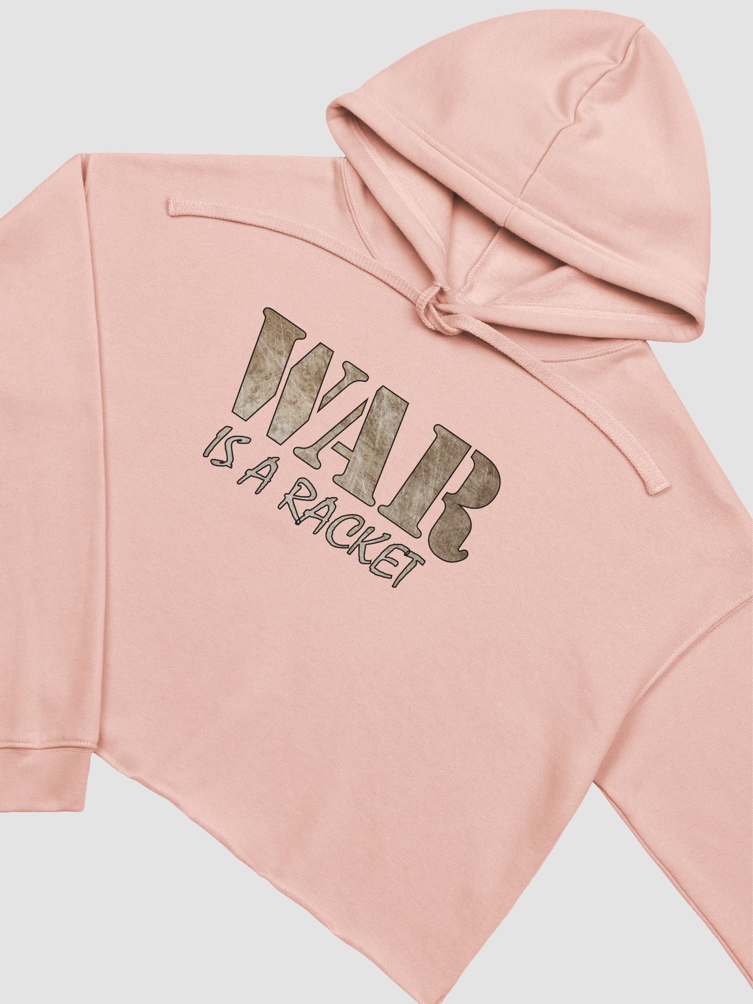 War Is A Racket - Metal - Bella+Canvas Fleece Crop Hoodie product image (3)