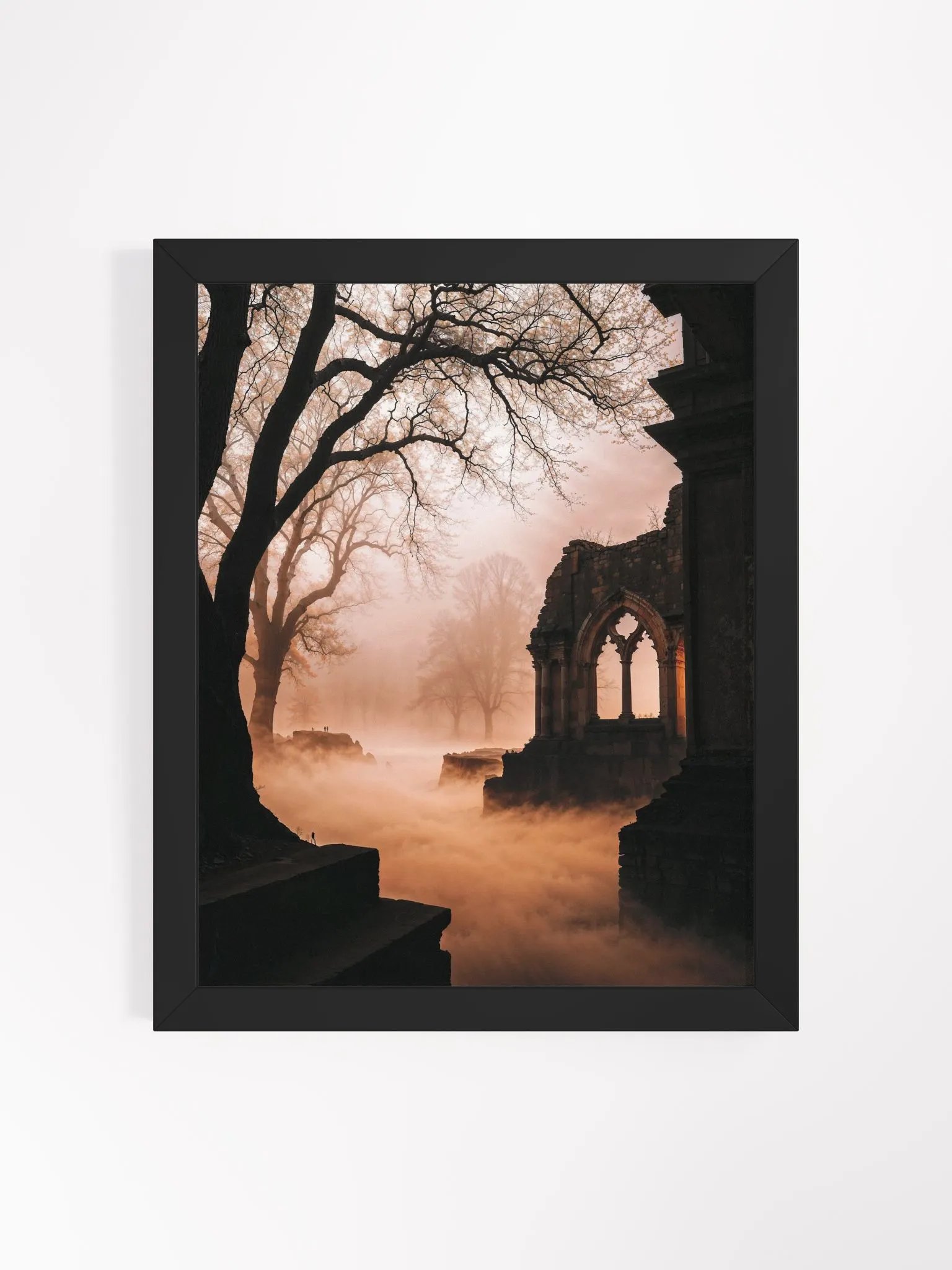 Misty Ruins Framed Matte Print product image (2)