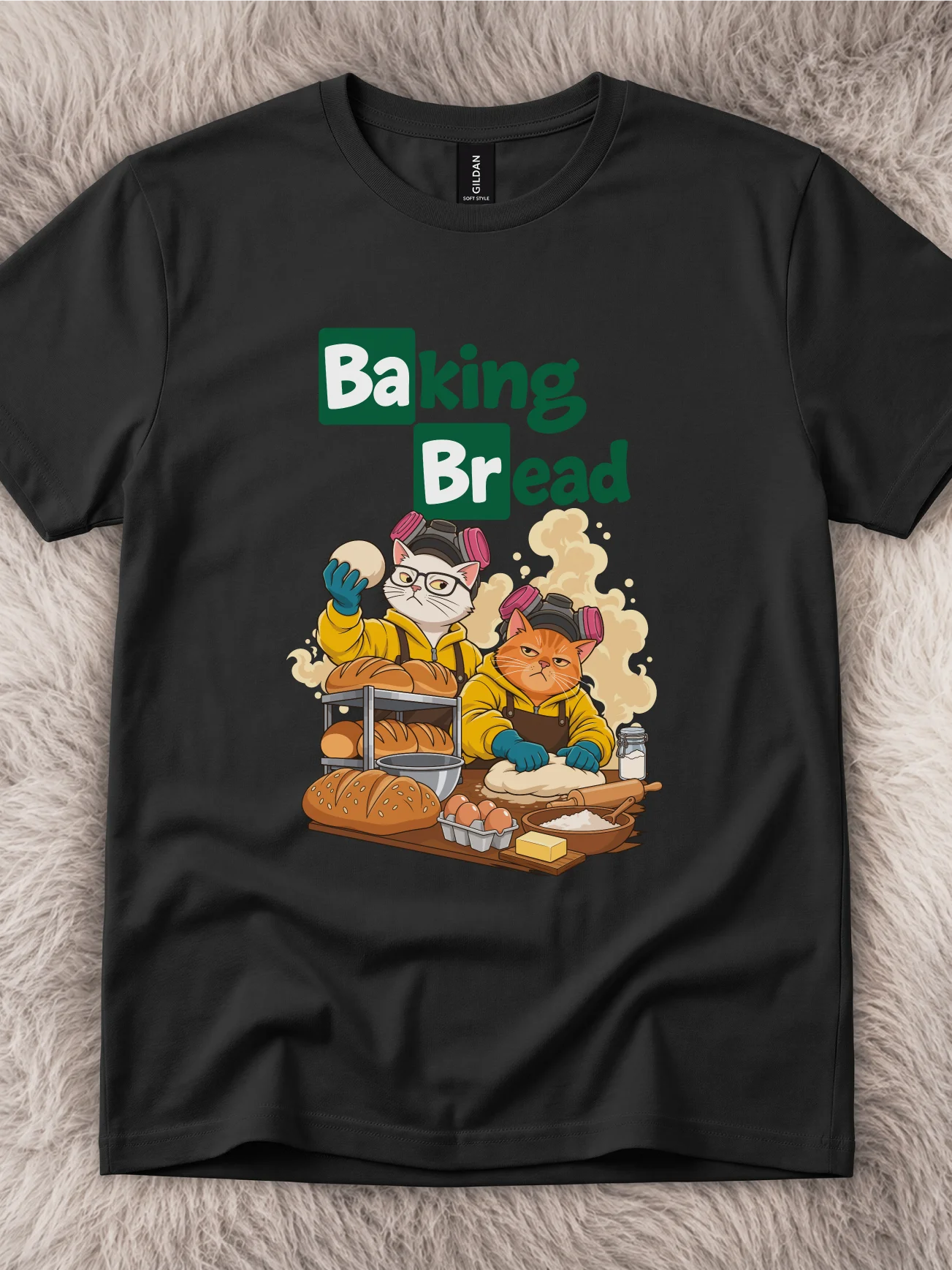 Baking Bread Cat Shirt product image (21)