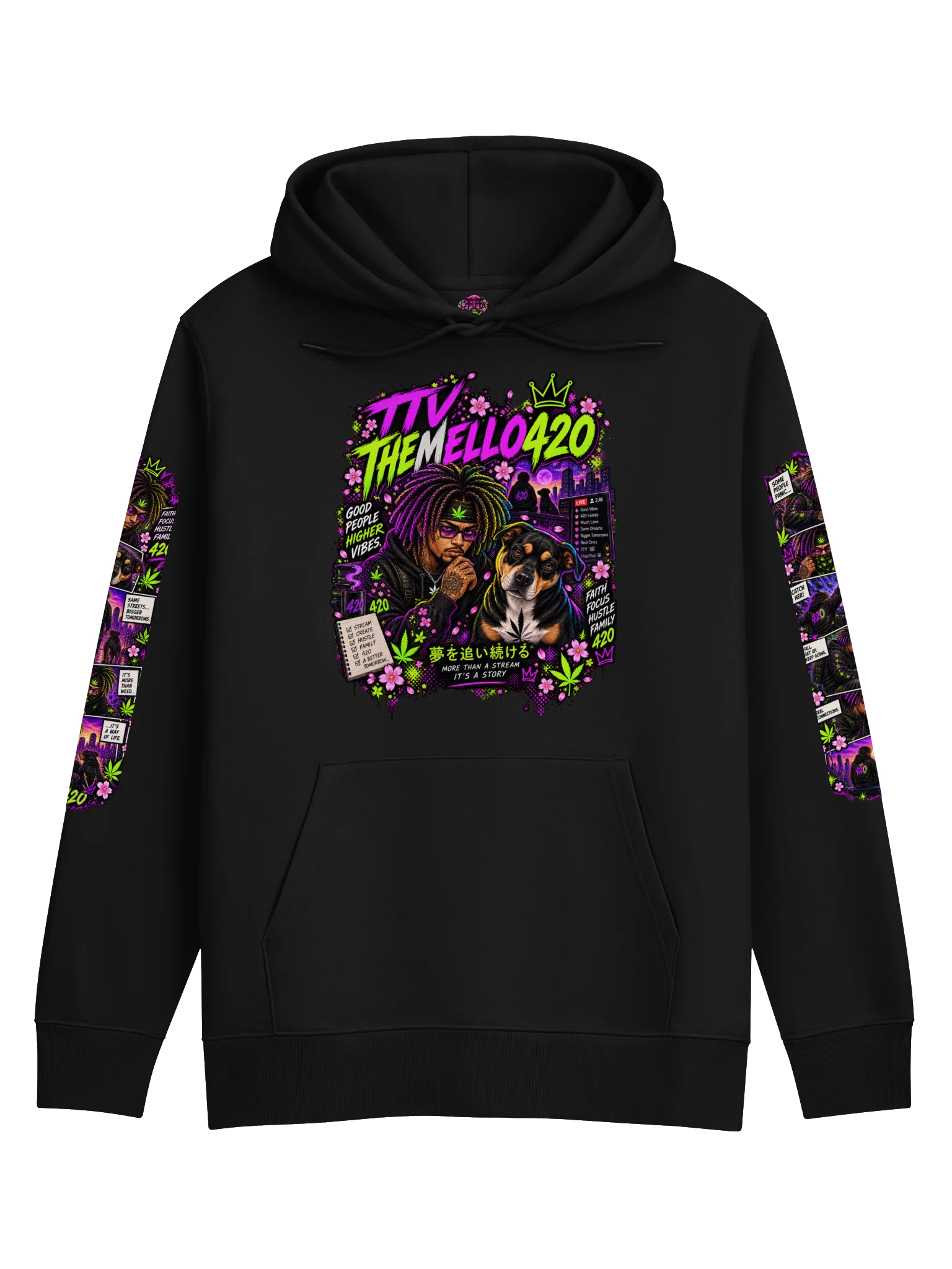 Mello’s World Comic Hoodie. product image (2)