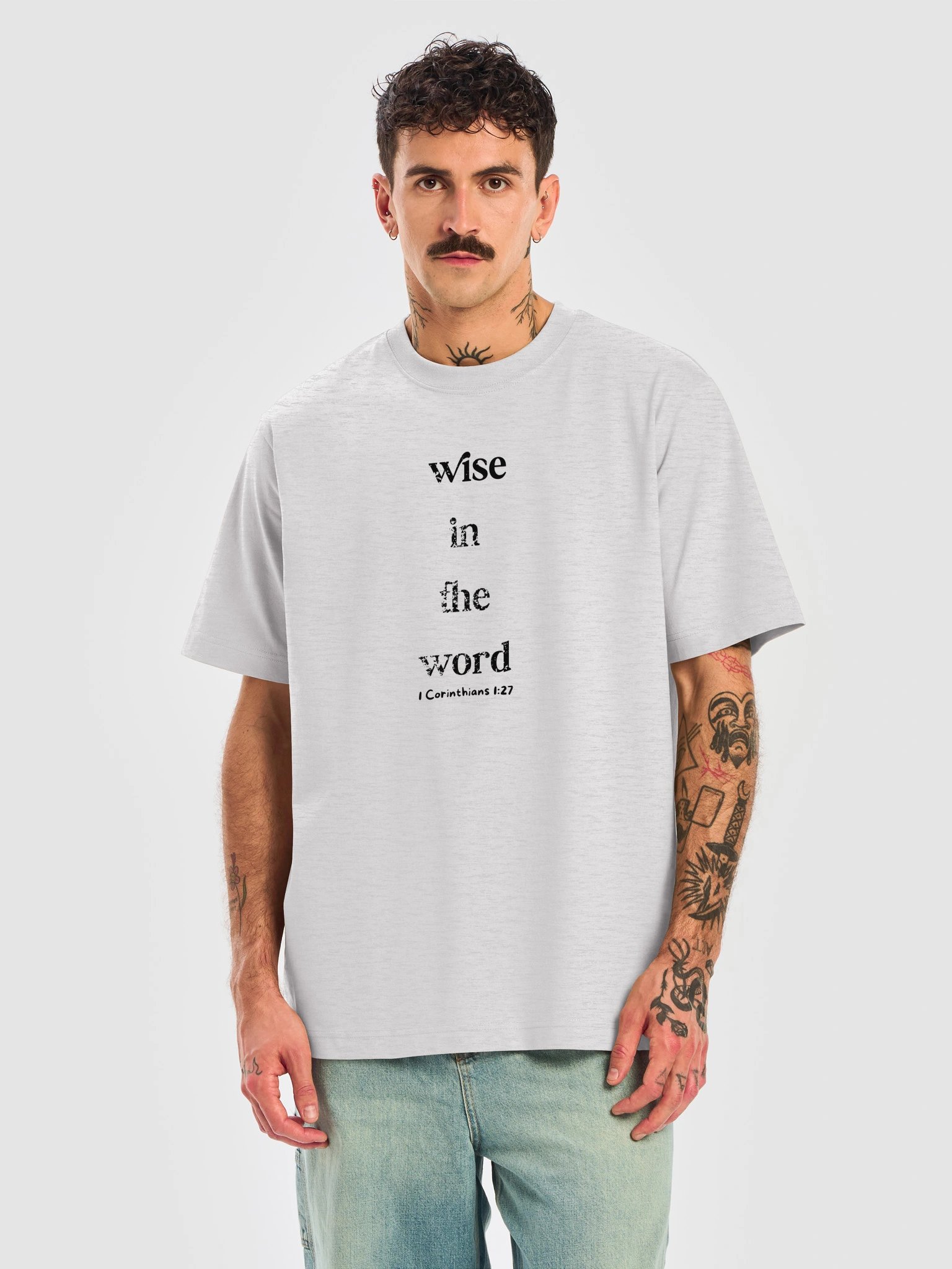 Wise in the Word 1 Corinthians 1: 27 Heavy Weight Tee product image (29)