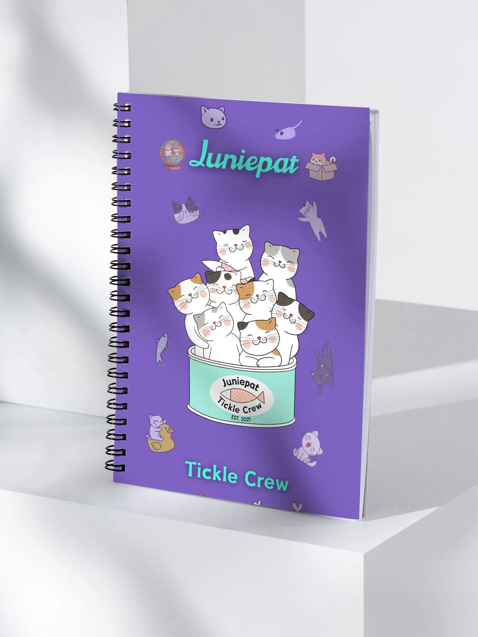 Tickle Crew Unite Spiral Notebook product image (4)