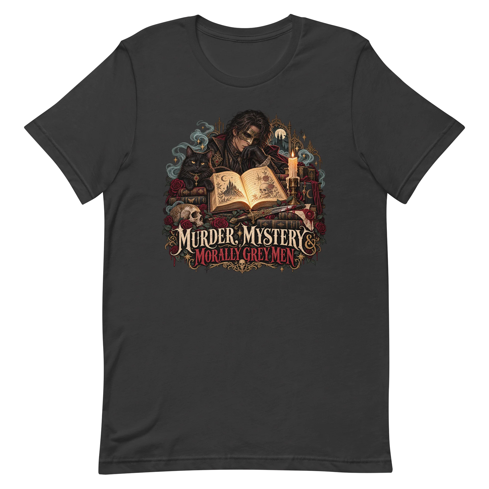 Murder Mystery & Morally Grey Men Gothic Tee product image (2)