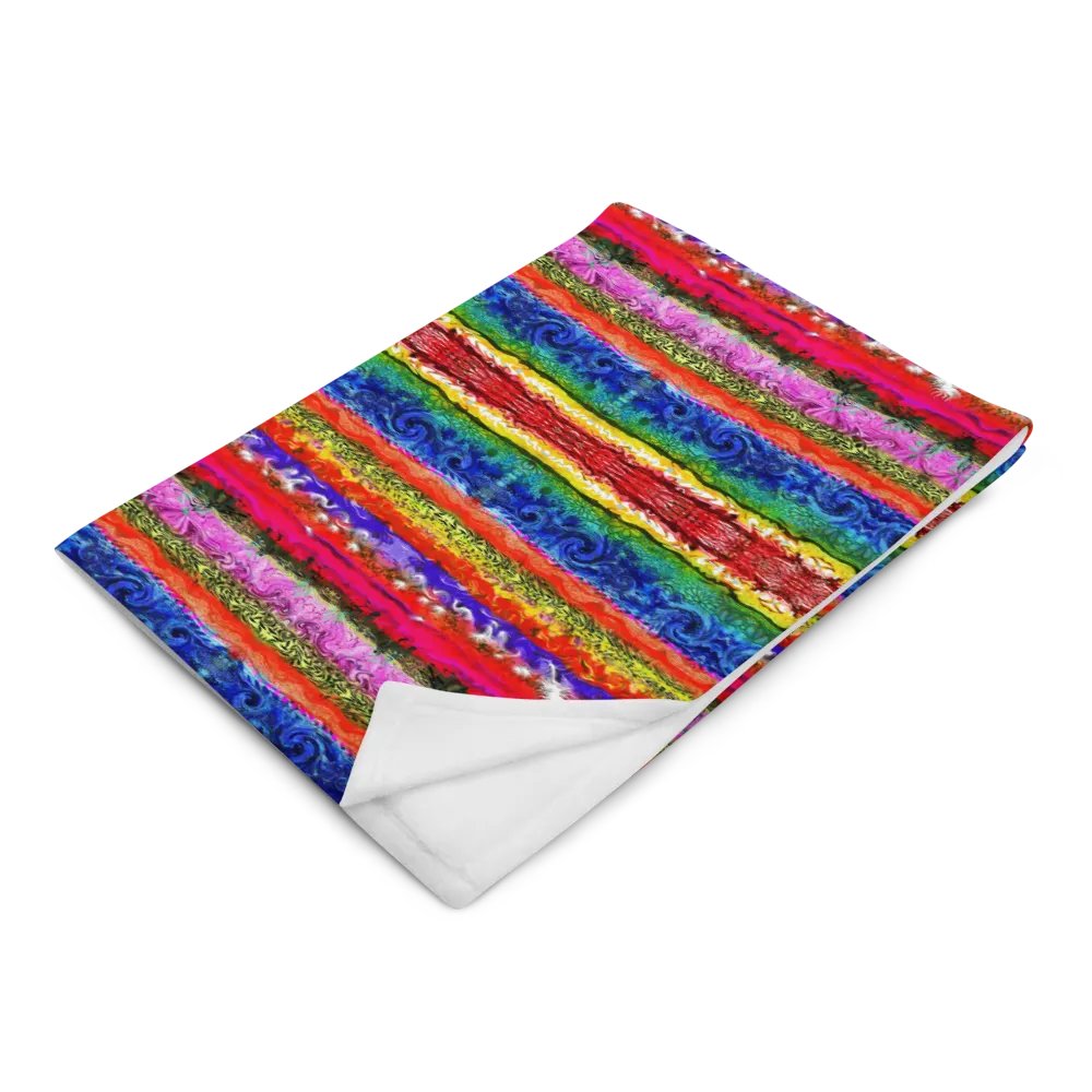 Boho colorful Stripes - Throw Blanket product image (6)