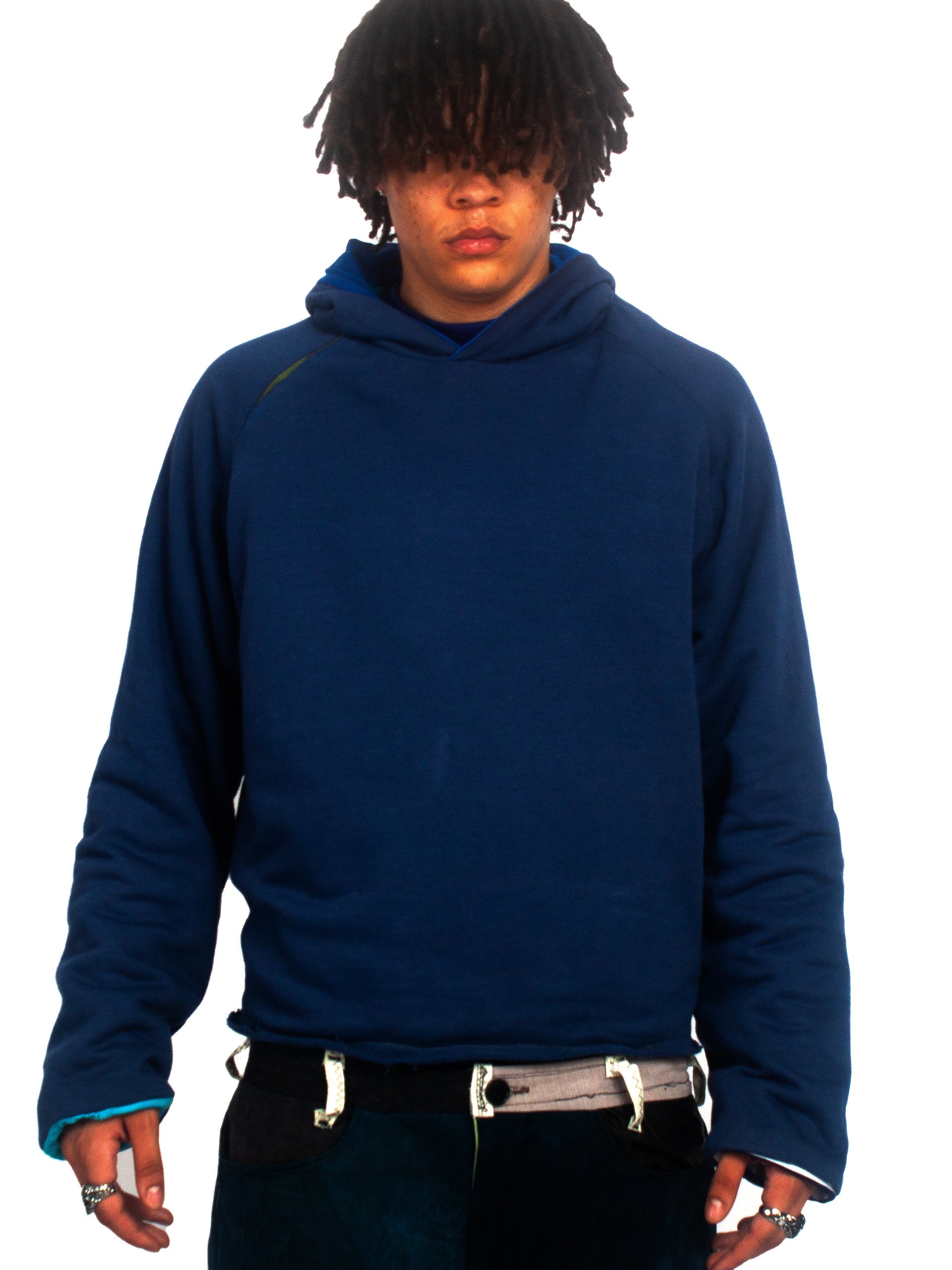 JERSEY LINED RAGLAN HOODIE 02 - M product image (2)