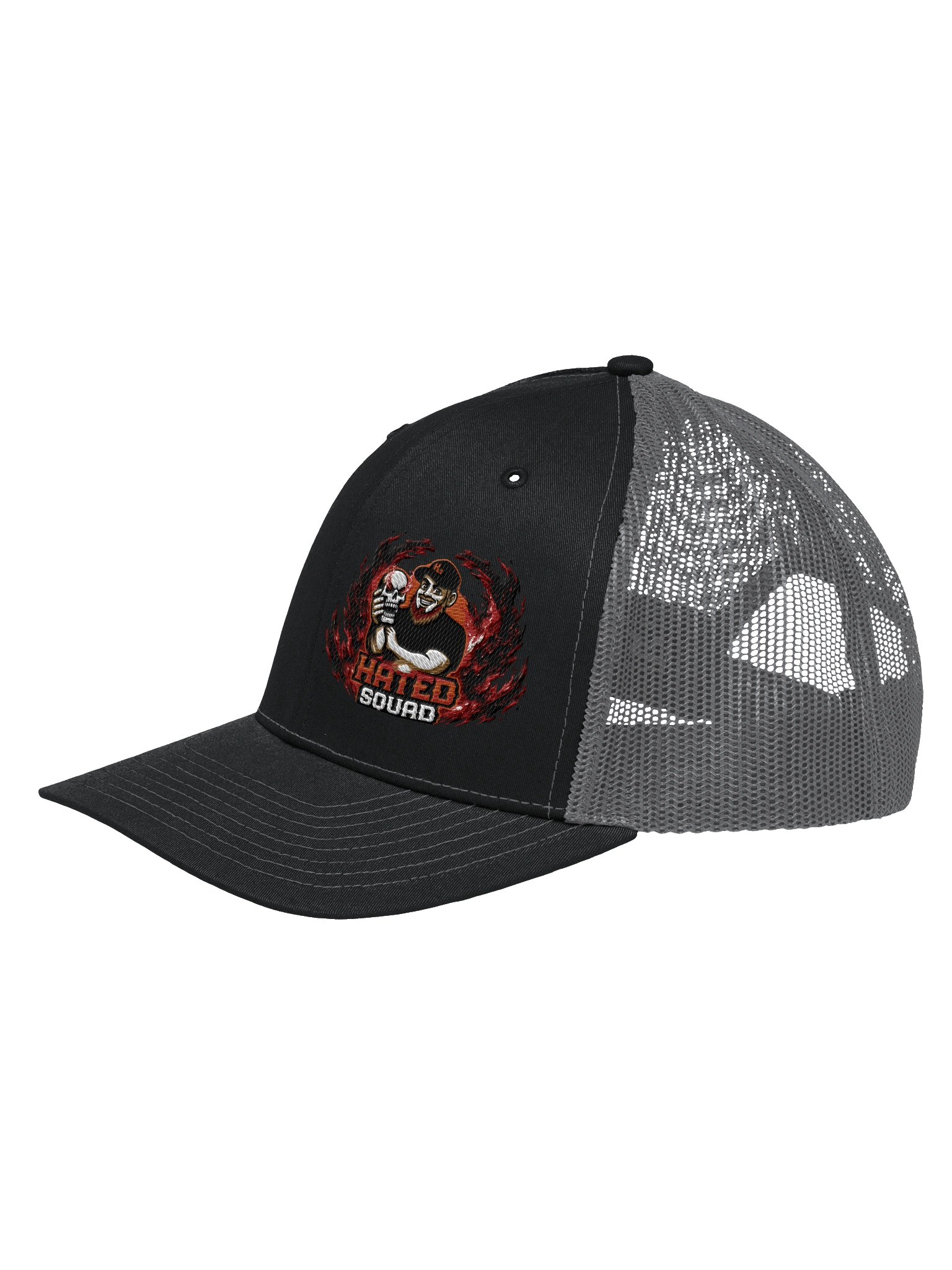 Swirling Skull Trucker Hat product image (9)