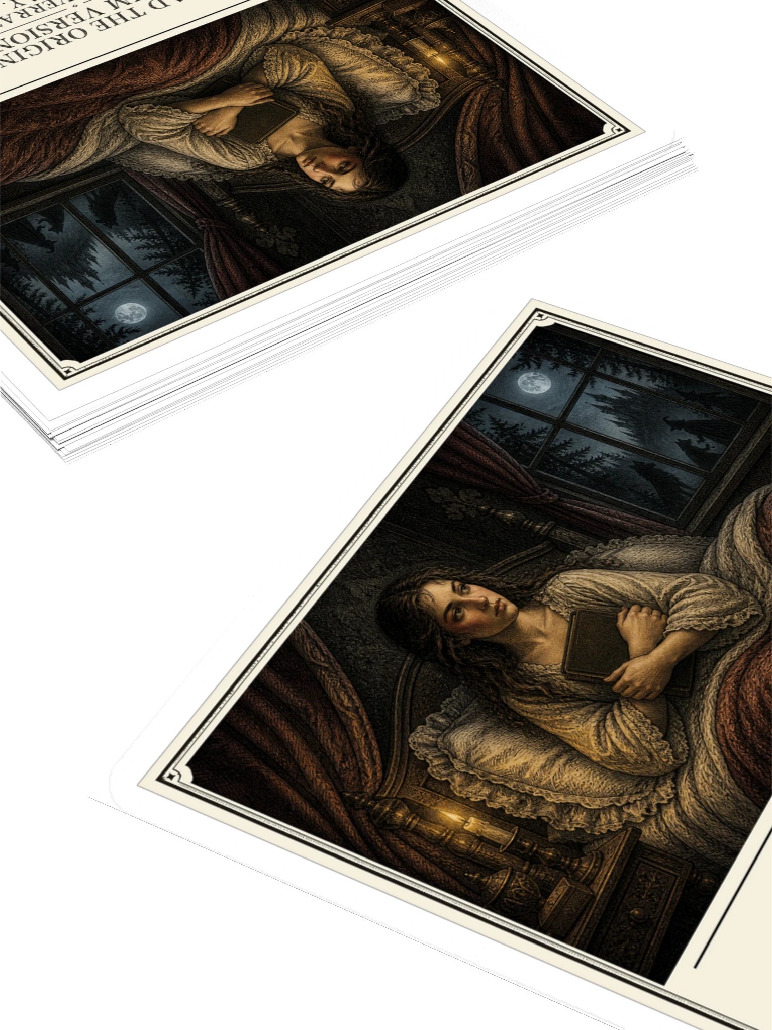 Read Original Grimm Versions Sleep Overrated Anyway -- Grimms Fairy Tales Sticker product image (4)