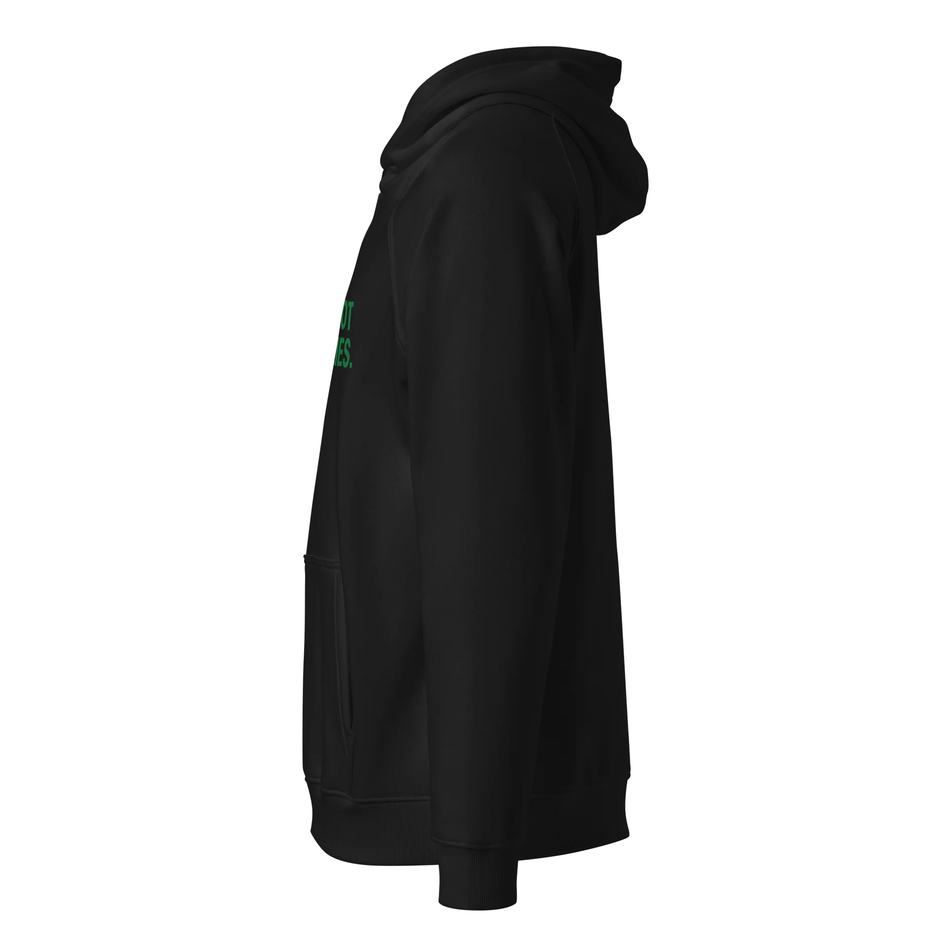 : MY SCARS GOT STREET STORIES. — White Hoodie (Green Print) product image (3)