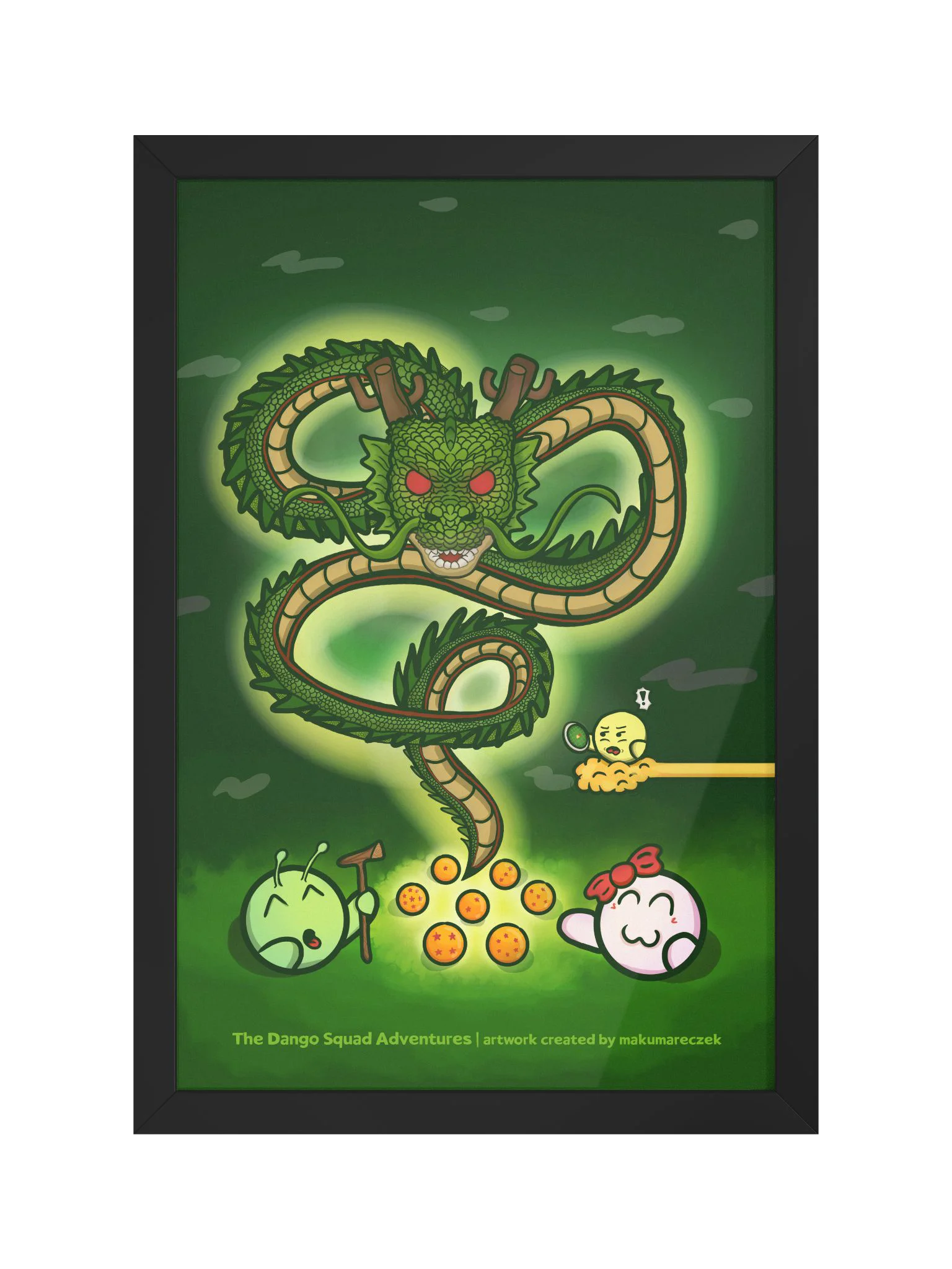 Dango Dragon - Framed Poster product image (1)