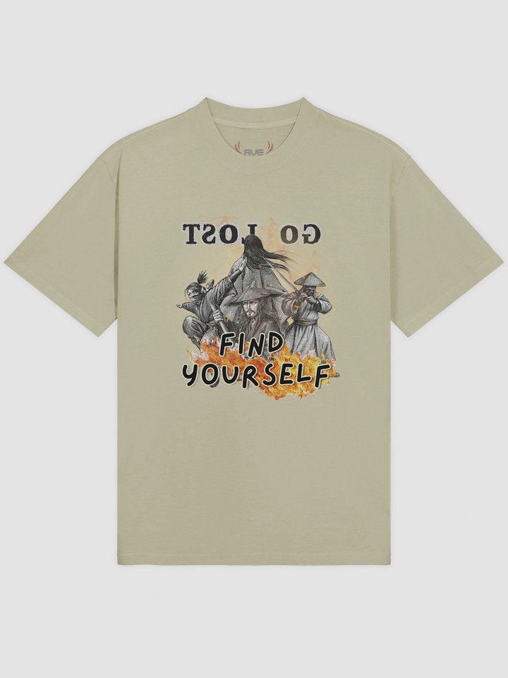 Go Lost Find Yourself Graphic Tee – Motivational Self-Discovery Streetwear Shirt product image (2)