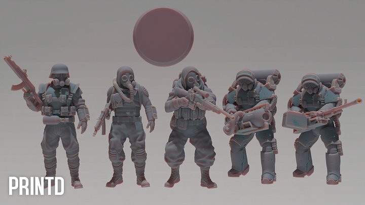 After the Fall Part 3 - Modern Warfare Wargame Resin Models Zona Alpha Zona Alpha product image (2)