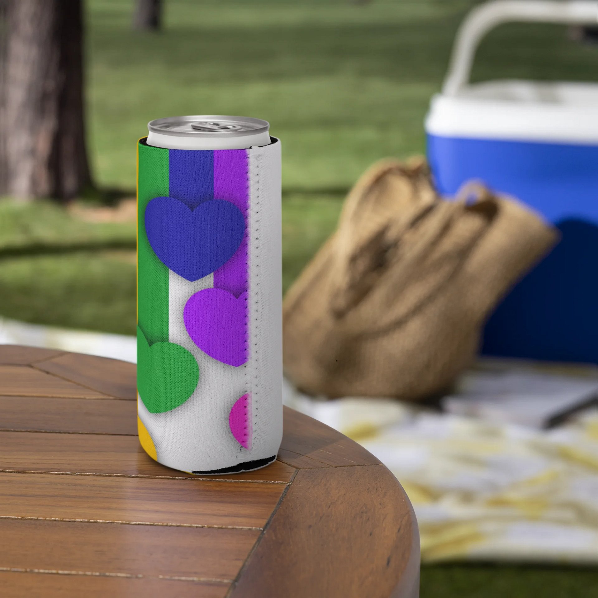 Heart Drip Pride drinks cooler product image (5)
