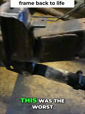Frame reinforcement in progress! Welding flat bars and patches, even a plasma cutter can't stop this build. #Welding #CarBuild #Fabrication #MechanicLife #Custom