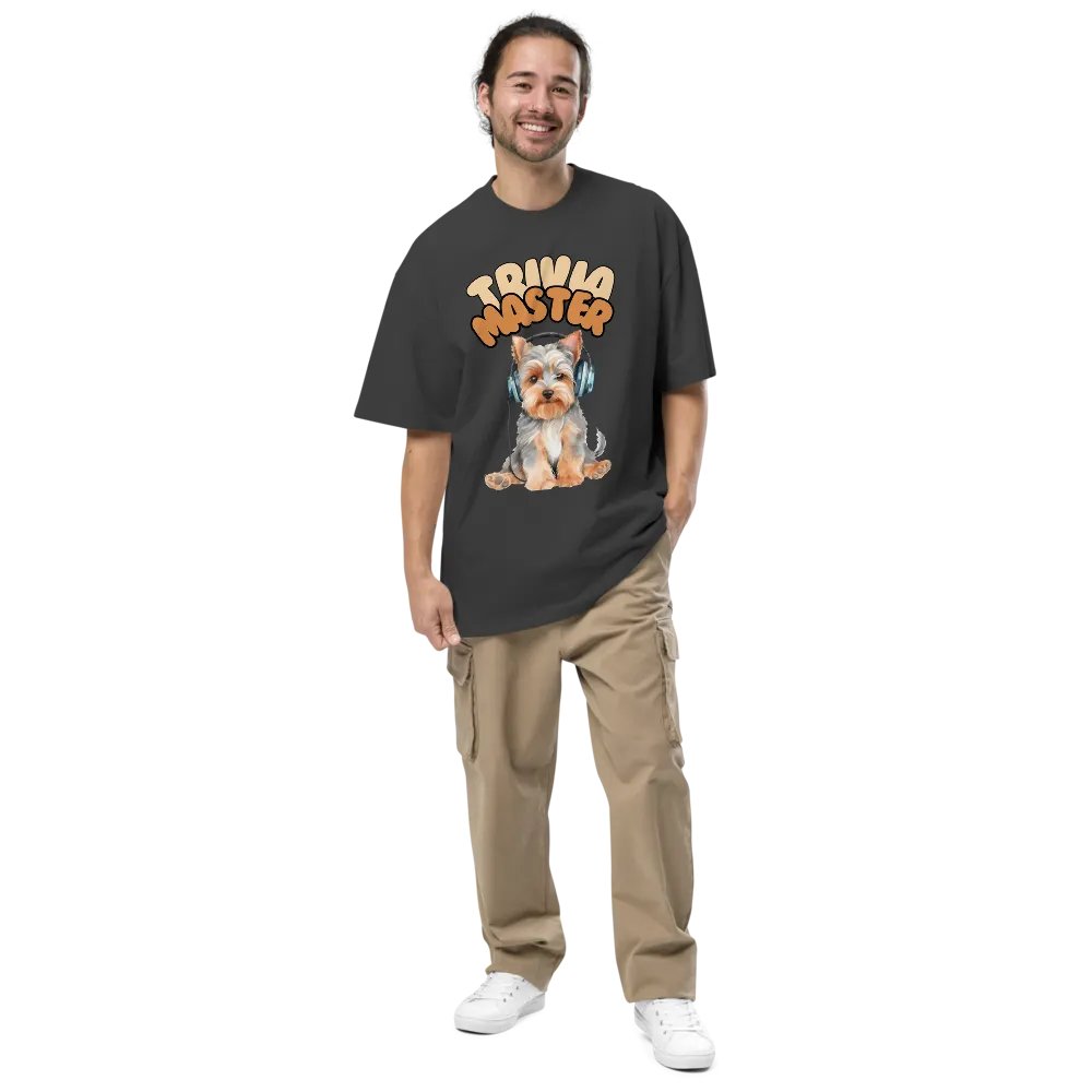 Yorkie Trivia Master Faded T-Shirt product image (3)