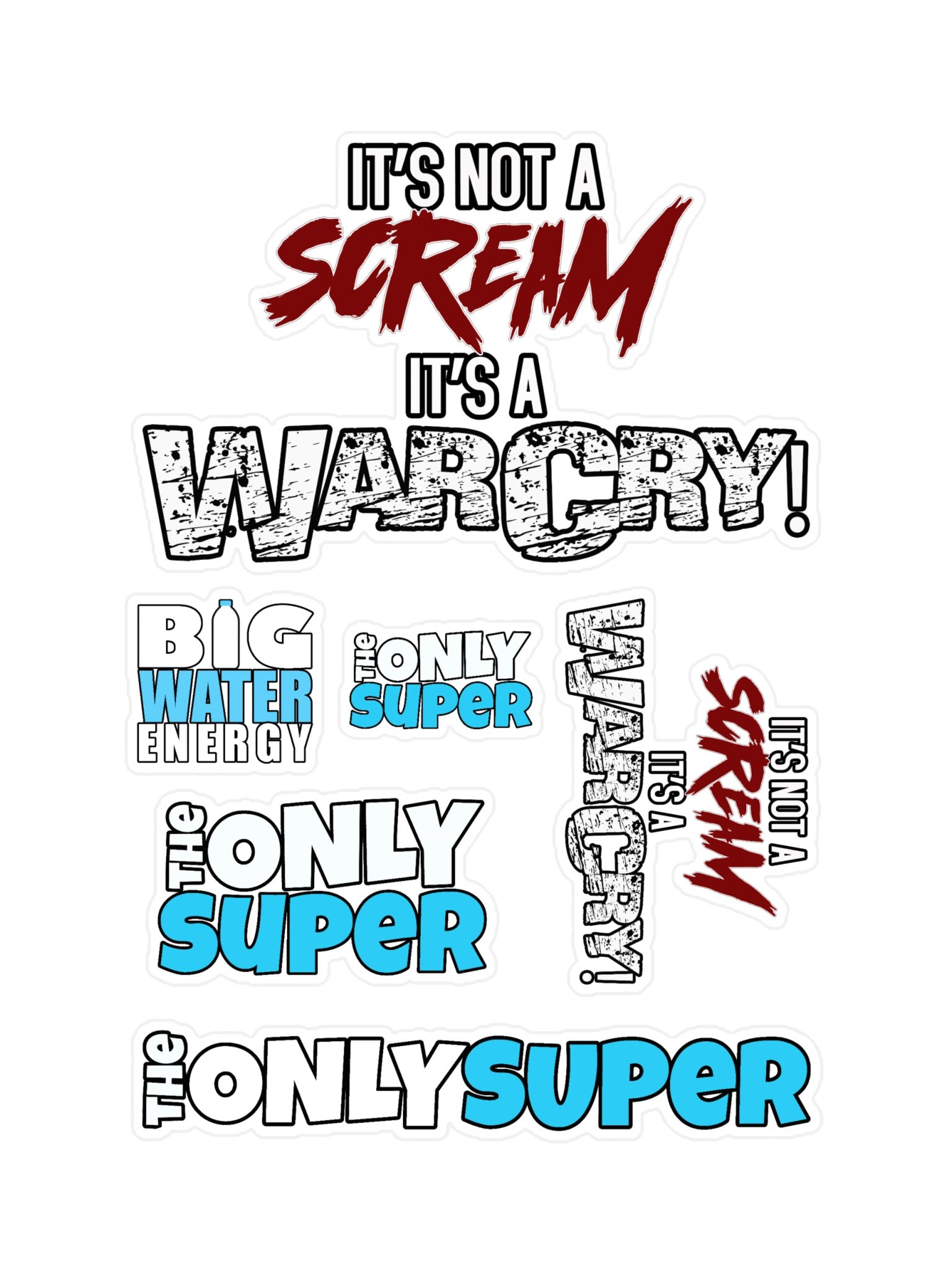 It's not a Scream, It's a WarCry! - Sticker Pack product image (2)