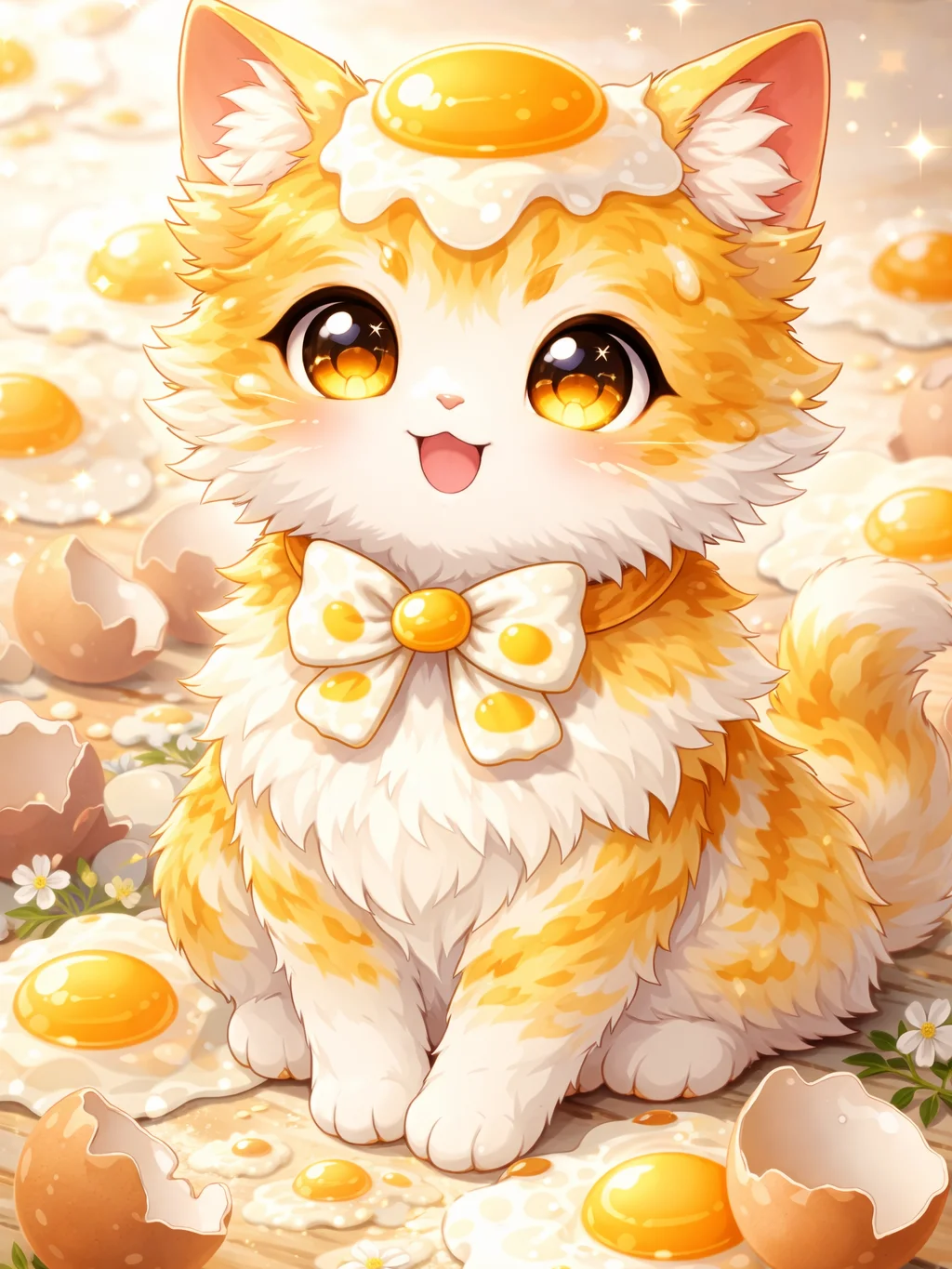 Egg Kitty Mousepad product image (1)