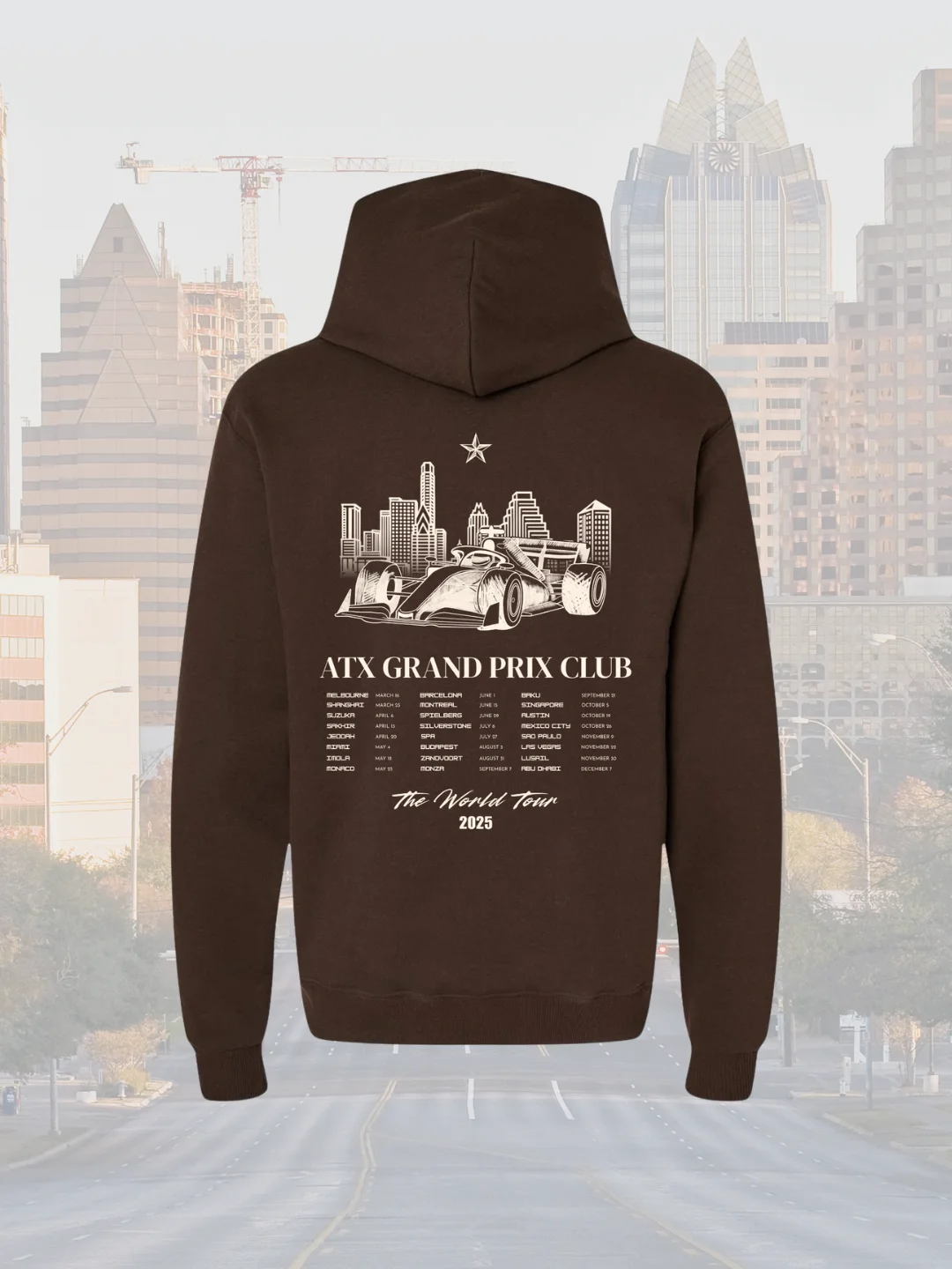 Chocolate Brown Anniversary Hoodie product image (2)