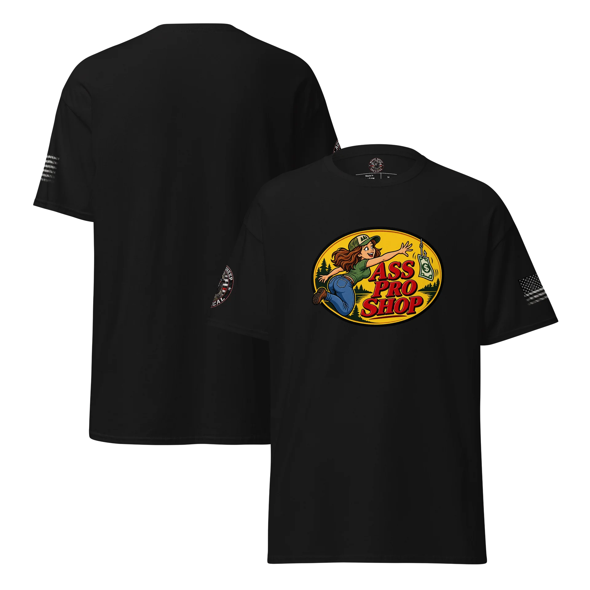 Black unisex tshirt ASS PRO SHOP product image (3)