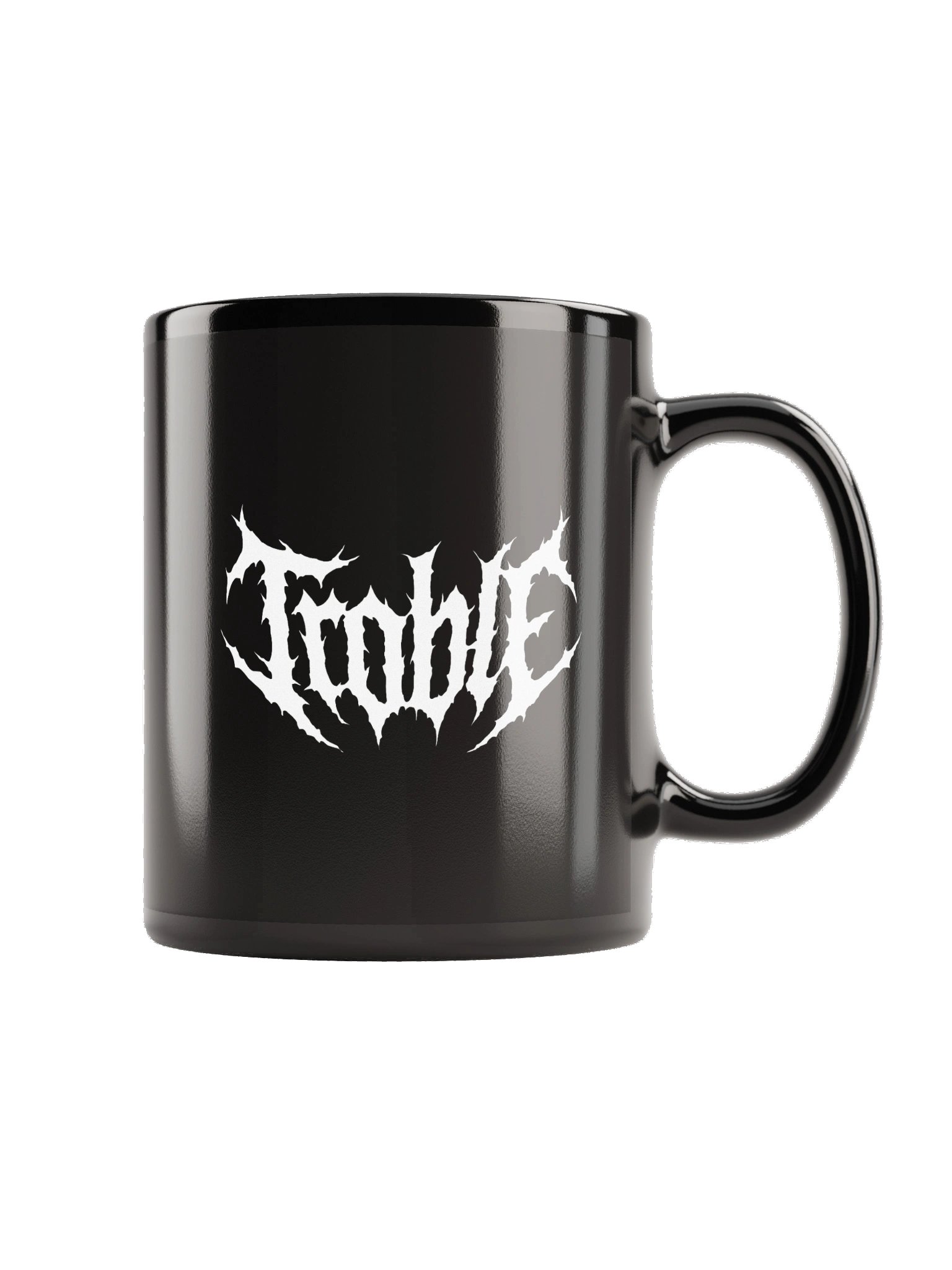 Troble Showtime Black Glossy Mug product image (3)
