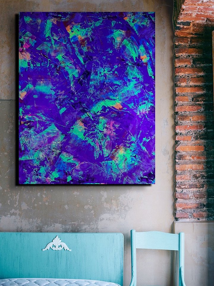 Concrete Rainbow UV Gallery Canvas Print product image (2)