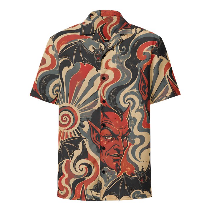 Clan Dragonwolf Devils and bats Hawaiian Shirt product image (1)