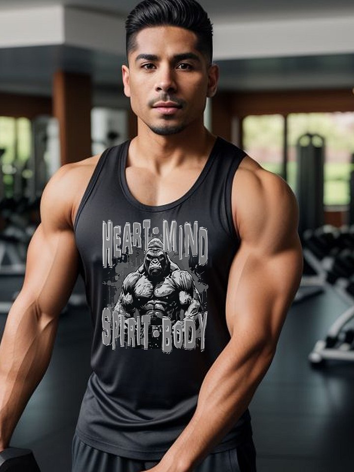 Takes Heart Mind Spirit Body Fitness Workout Gym Trainer Tank Top product image (1)