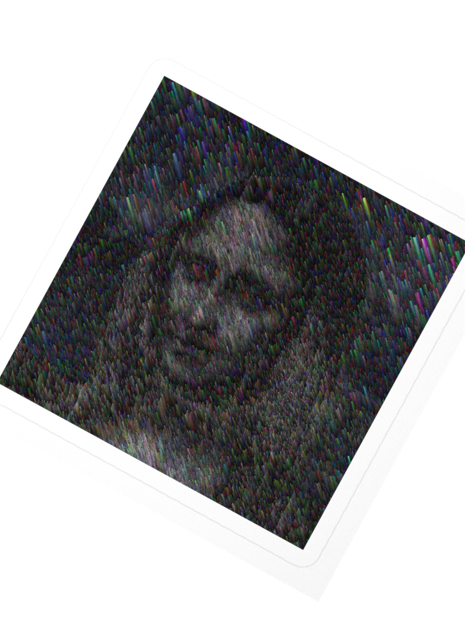 Corrupted Mona Lisa Sticker product image (6)