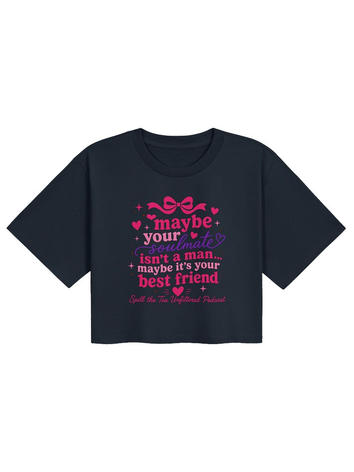 Best Friend Soulmate Crop Tee product image (5)