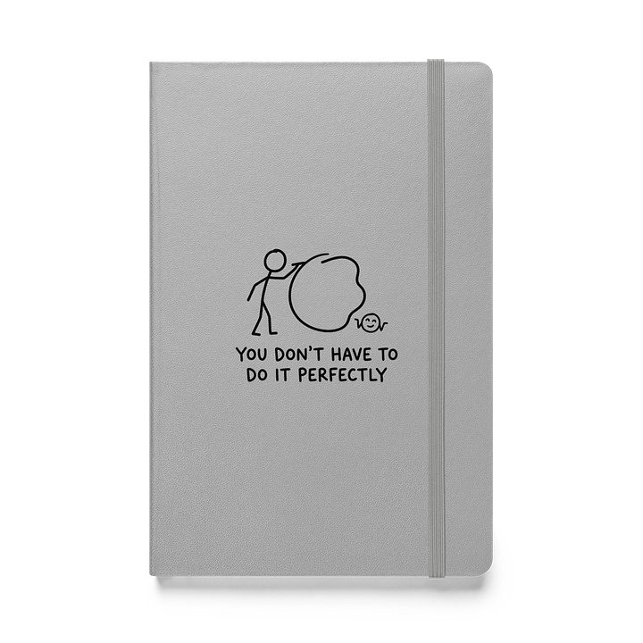 You Don't Have To Do It Perfectly Journal, Anti Perfectionism Notebook, Self Compassion Planner, Anxiety Relief Writing Journal, Overthinking Mental Health Diary product image (1)