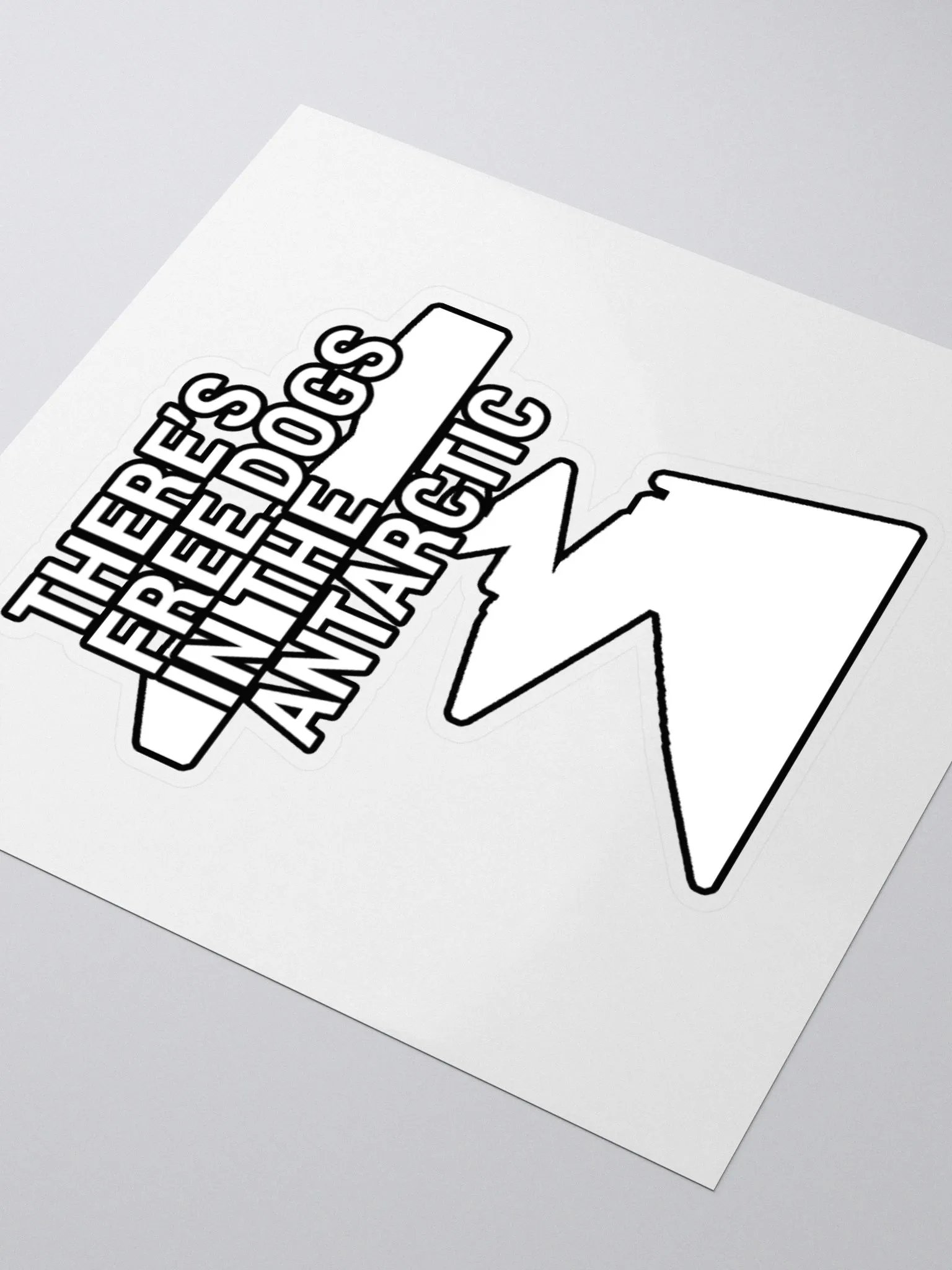 FREE DOGS STICKER product image (3)