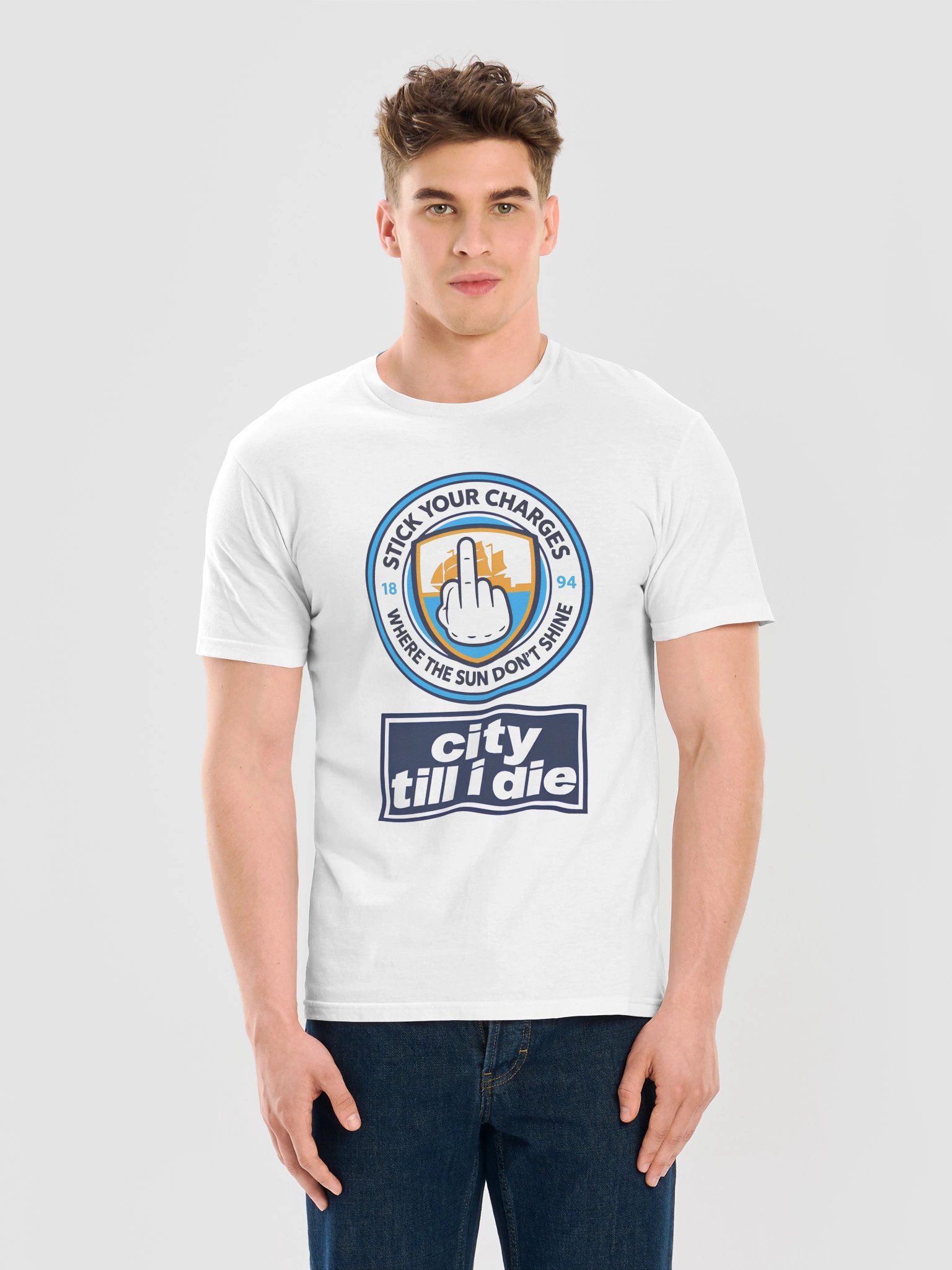 Manchester City Stick Your Charges Shirt product image (1)